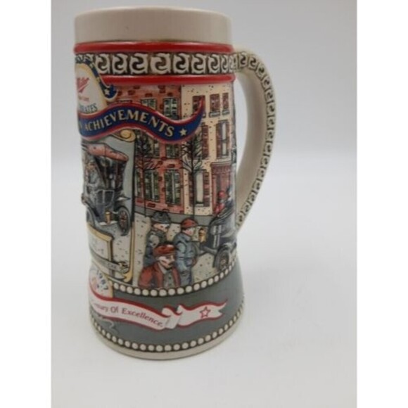 Vintage 1987 Ford Model-T Car Miller Beer Stein Mug Great American Achievements - Picture 6 of 9